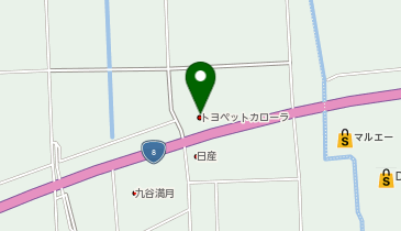 石川トヨペットカローラ加賀大聖寺バリュー店の地図画像