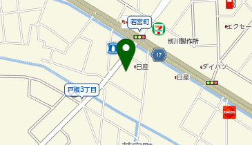 石川日産UCARS金沢の地図画像