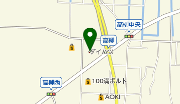 石川ダイハツ販売高柳店の地図画像