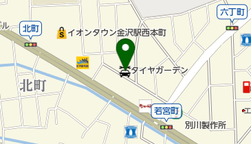 タイヤガーデン駅西の地図画像