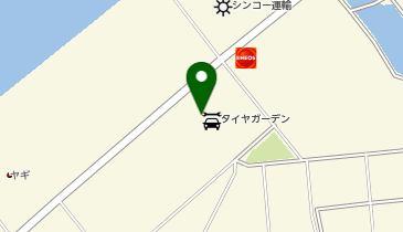 タイヤガーデン湊の地図画像