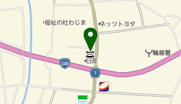 オートバックス輪島店の地図画像