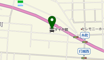 タイヤ館コマツの地図画像