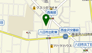 クイック金沢店の地図画像