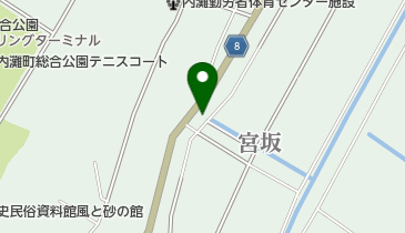 ボディショップなかいの地図画像