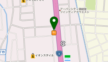 とんかつ神楽坂さくらアークスクエア御経塚店の地図画像