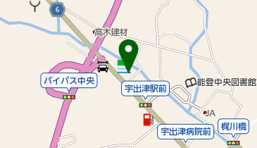 8番らーめん宇出津店の地図画像
