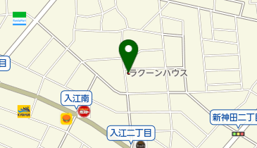 ラクーンハウスの地図画像