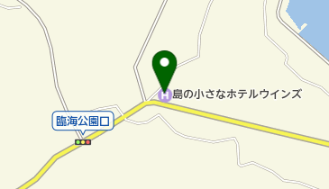 島の小さなホテルウインズの地図画像