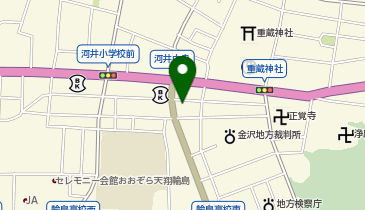 ペンションかもめの地図画像
