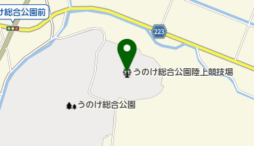 かほく市うのけ総合公園陸上競技場の地図画像