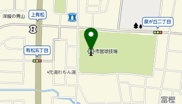 金沢市営球技場の地図画像