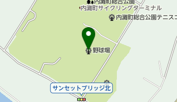 内灘町総合公園野球場の地図画像