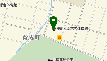 小松運動公園末広体育館の地図画像