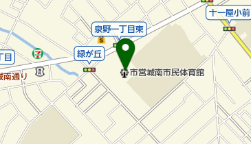 金沢市営城南市民体育館の地図画像