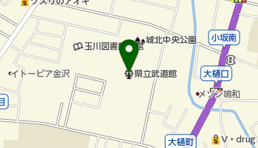 石川県立武道館の地図画像