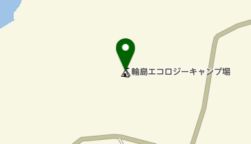 輪島エコロジーキャンプ場の地図画像