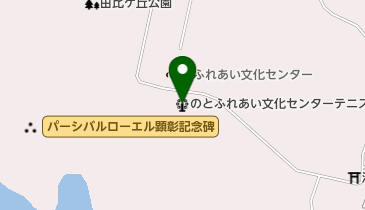 のとふれあい文化センターテニスコートの地図画像