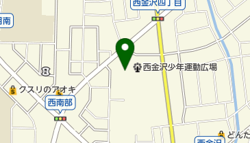 金沢市営西金沢テニスコートの地図画像