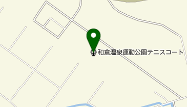 和倉温泉運動公園テニスコートの地図画像