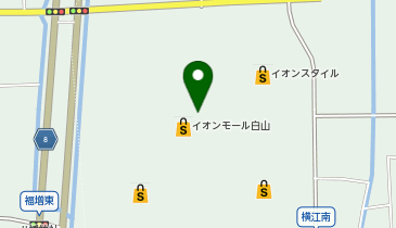 ちきゅうのにわ白山店の地図画像
