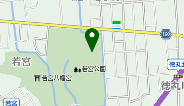 若宮公園こどもプールの地図画像
