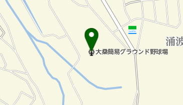 大桑簡易グラウンド野球場の地図画像