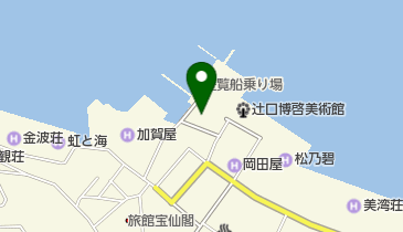 和倉名物・三尺玉北陸中日夏花火の地図画像