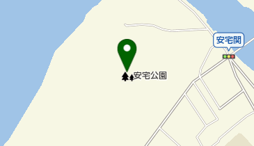 安宅関跡の地図画像