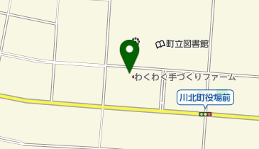 白山わくわくビールの地図画像