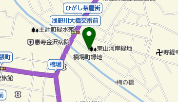 浅の川園遊会の地図画像