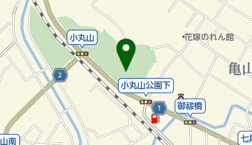 小丸山さくらまつりの地図画像