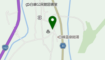 白山まつりの地図画像