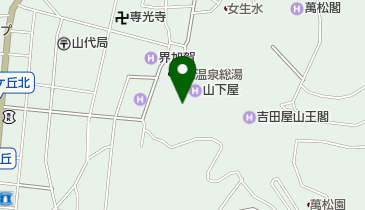 山代温泉菖蒲湯まつりの地図画像