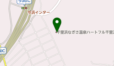 千里浜温泉の地図画像