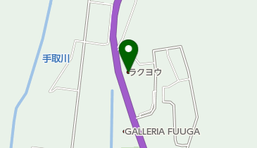 めおと岩温泉ラクヨウの地図画像