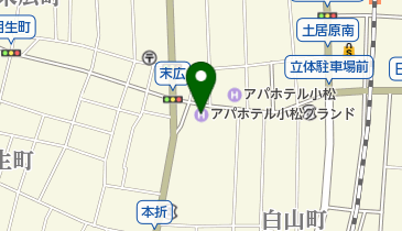 アパスパ小松の地図画像