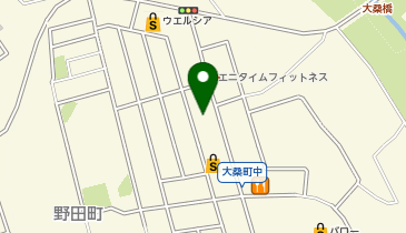 大桑おんま温泉楽ちんの湯の地図画像