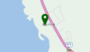 吹上げの滝の地図画像