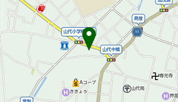 山代スマートパークの地図画像