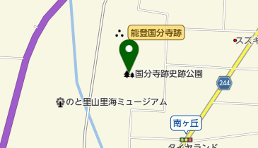 国分寺跡史跡公園の地図画像