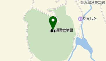 湯涌散策園の地図画像