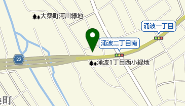 涌波2丁目小緑地の地図画像