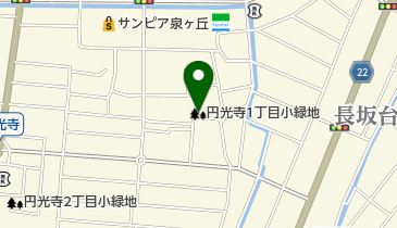 円光寺1丁目小緑地の地図画像