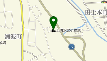 土清水北小緑地の地図画像
