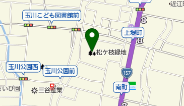 松ケ枝緑地の地図画像