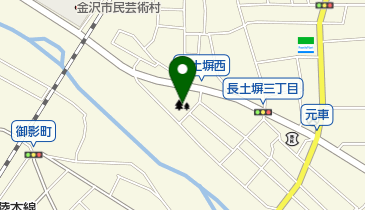 長土塀緑地の地図画像