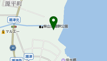 柴山潟湖畔公園の地図画像