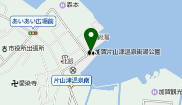 加賀片山津温泉街湯公園の地図画像