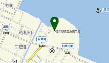 みなとオアシス七尾「能登食祭市場」の地図画像